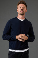 Cotton Rich V Neck Jumper