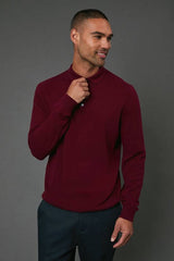 Cotton Rich Long Sleeve Knitted Polo