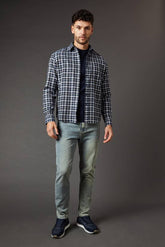 Light Vintage Wash Stretch Slim Fit Jeans
