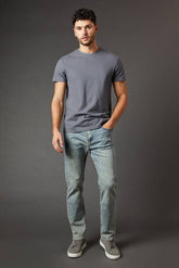 Light Vintage Wash Stretch Straight Fit Jeans