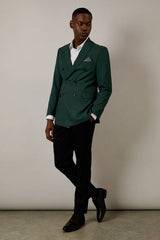 Dark Green Double Breasted Jacket