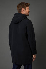 Black Hooded Mac