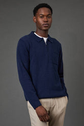 Navy Half Zip Jumper