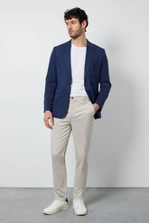 Off White Slim Fit Chino Trousers