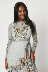 The Collector Hand Embellished Maxi Dress