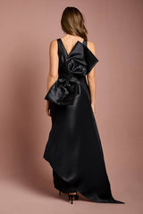 Bow Back Column Maxi Dress