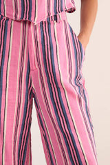 Stripe Baggy Trouser