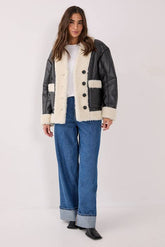Borg Bonded 80s Aviator Jacket