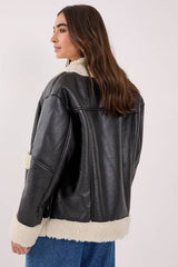 Borg Bonded 80s Aviator Jacket