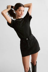 The Denim Mini Skirt