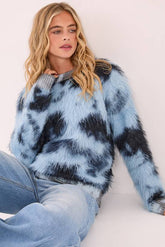 Fluffy Tie Dye Jumper