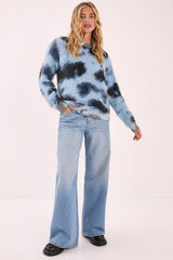Fluffy Tie Dye Jumper