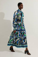 Floral Printed Woven Maxi Dress