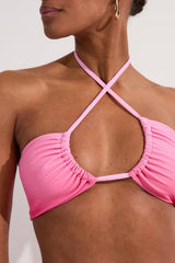 Slinky Ombre Halter Neck Bikini Top
