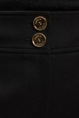 Textured Compact Stretch Tailored Straight Leg Trouser