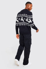Reindeer Fairisle Christmas Jumper
