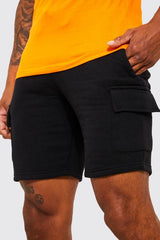 Slim Mid Cargo Jersey Short