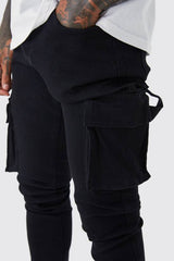 Skinny Stretch Carpenter Cargo Jeans