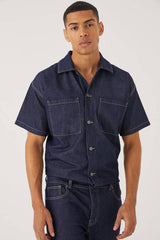 Relaxed Fit Denim Jumpsuit
