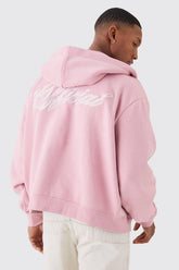 Official Boxy Fit Zip Through Hoodie