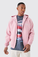 Official Boxy Fit Zip Through Hoodie