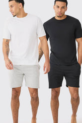 2 Sets Pack T-Shirts & Shorts