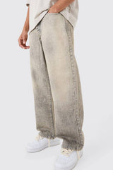 Baggy Rigid Tinted Washed Denim Jeans