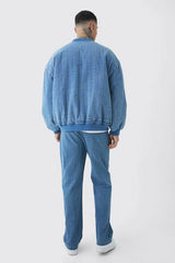 Tall Ripstop Oversized Padded Bomber Jacket