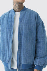 Tall Ripstop Oversized Padded Bomber Jacket