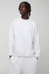 Basic Oversized Crew Neck Sweatshirt