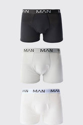3 Pack Mixed Colour Man Trunks