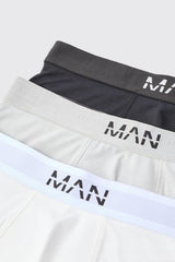 3 Pack Mixed Colour Man Trunks