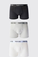 3 Pack Mixed Colour Man Trunks