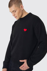 Oversized Boxy Heart Jumper