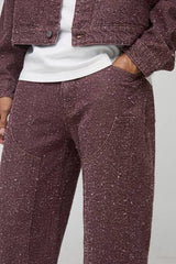 Relaxed Fit Textured Carpenter Denim Jeans