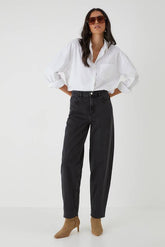 Barrel Leg Denim Jeans