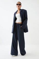 Premium Pinstripe Oversized Blazer