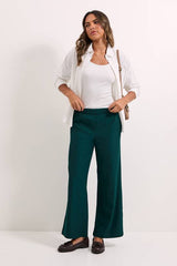 Elasticated Waist Straight Leg Trouser