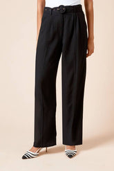 Belted Wide Leg Trouser