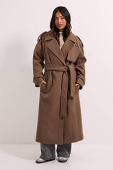 Petite Belted Trench