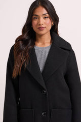 Petite Pocket Detail Coat