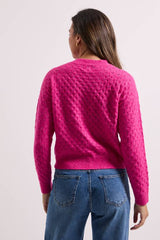 Fuschia Pointelle Jumper