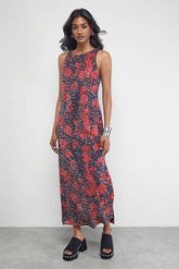 Sequin Embellished Racer Midi Dress