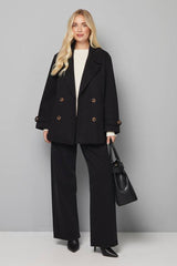 Petite Mid Length Double Breasted Coat