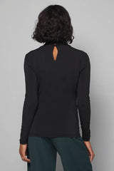 Wrap Neck Jersey Top
