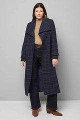 Oversized Collar Maxi Coat