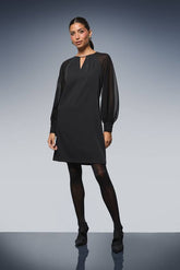 Occasion Embellished Chiffon Shift Dress