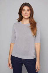 Shimmer Short Sleeve Jumper