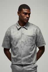 Oversized Antique Suedette Shirt