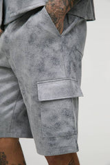 Tall Antique Faux Suede Relaxed Fit Shorts